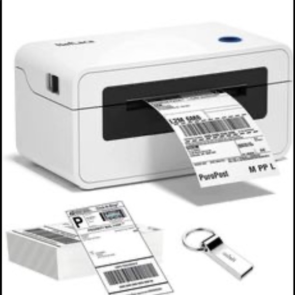 Office Thermal Label Printer 10 Pcs Thermal Sheets Poshmark